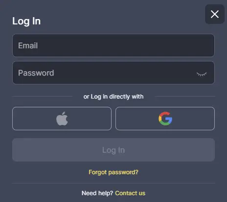 Log in op je Kokobet Casino-account