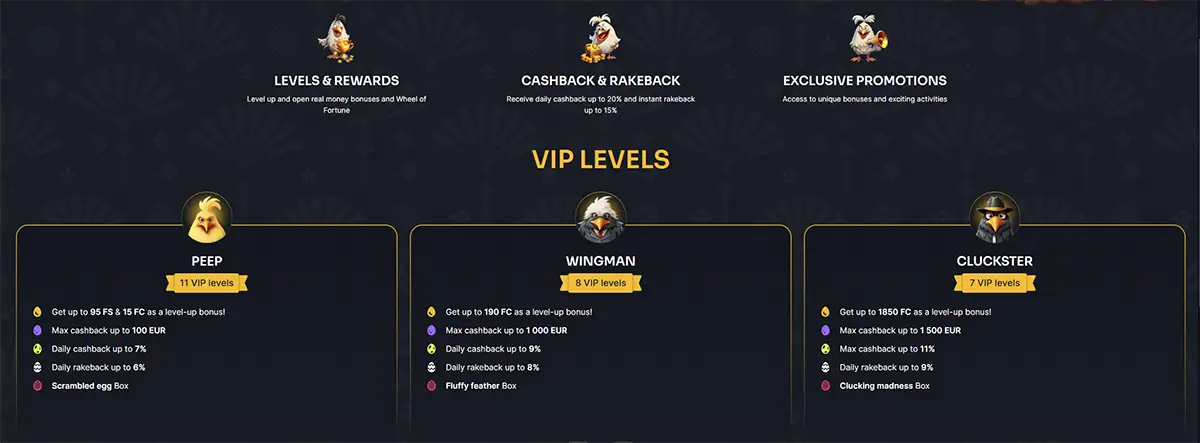 Deelname aan het VIP-programma van Kokobet Casino
